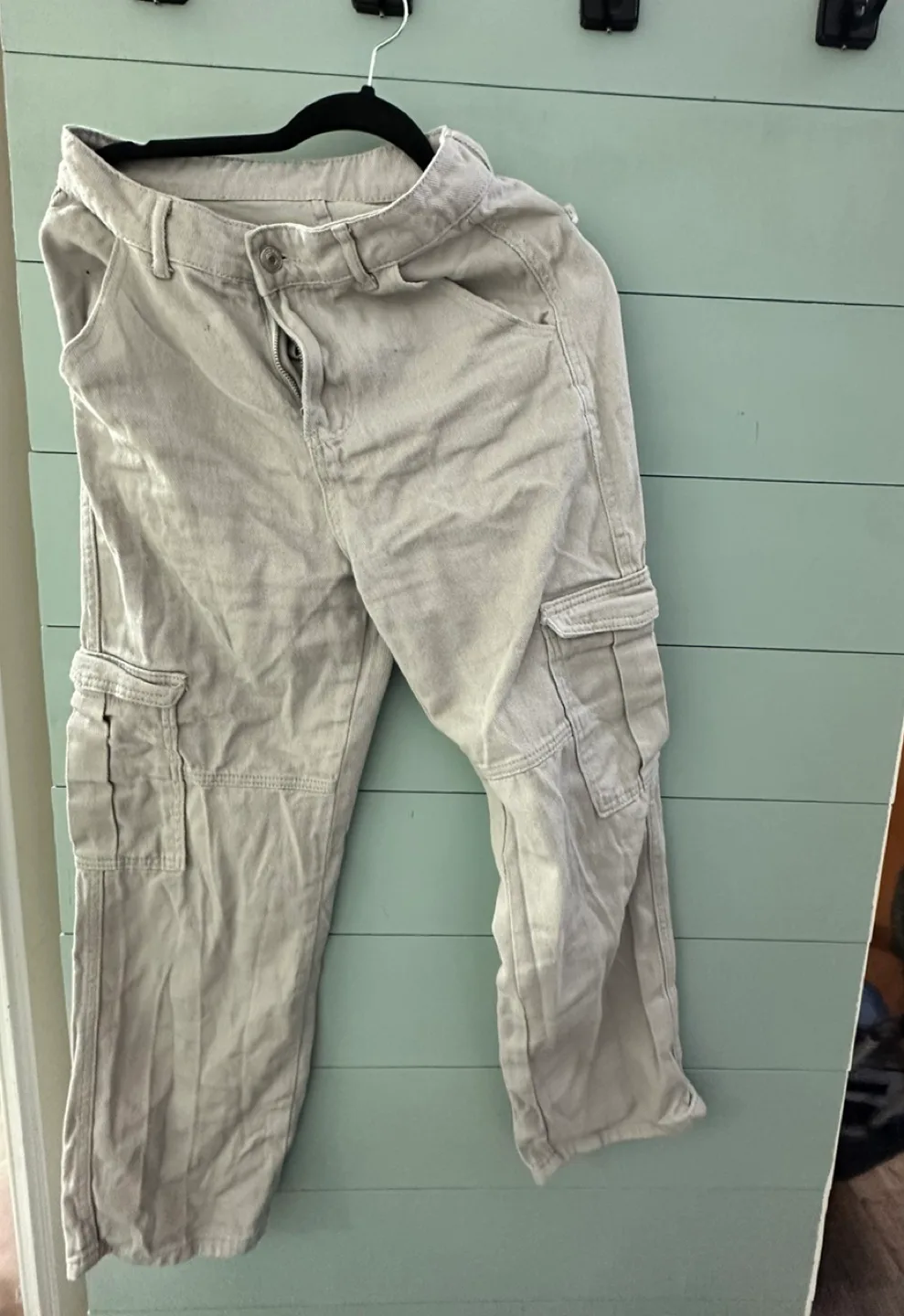 Light Grey Cargo Pants thumbnail