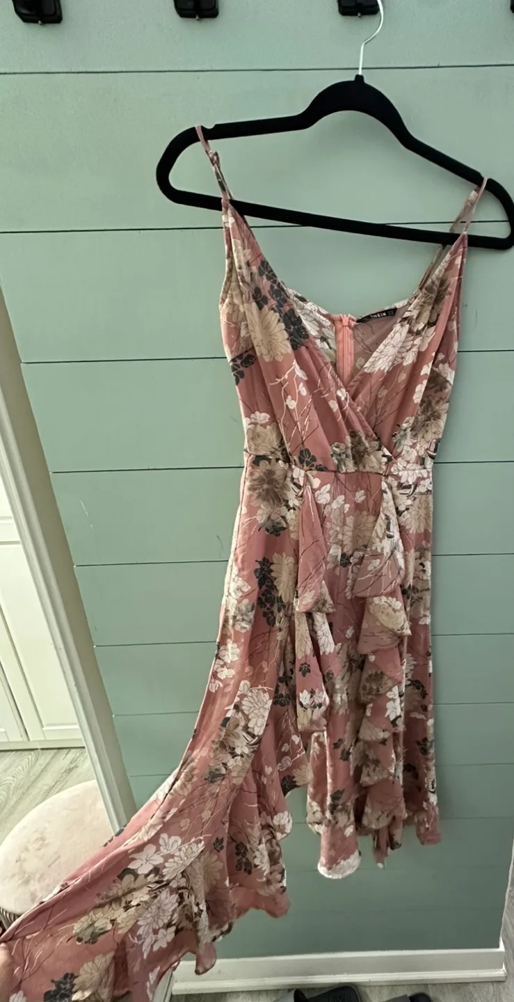 Floral Midi Jumpsuit Dress thumbnail