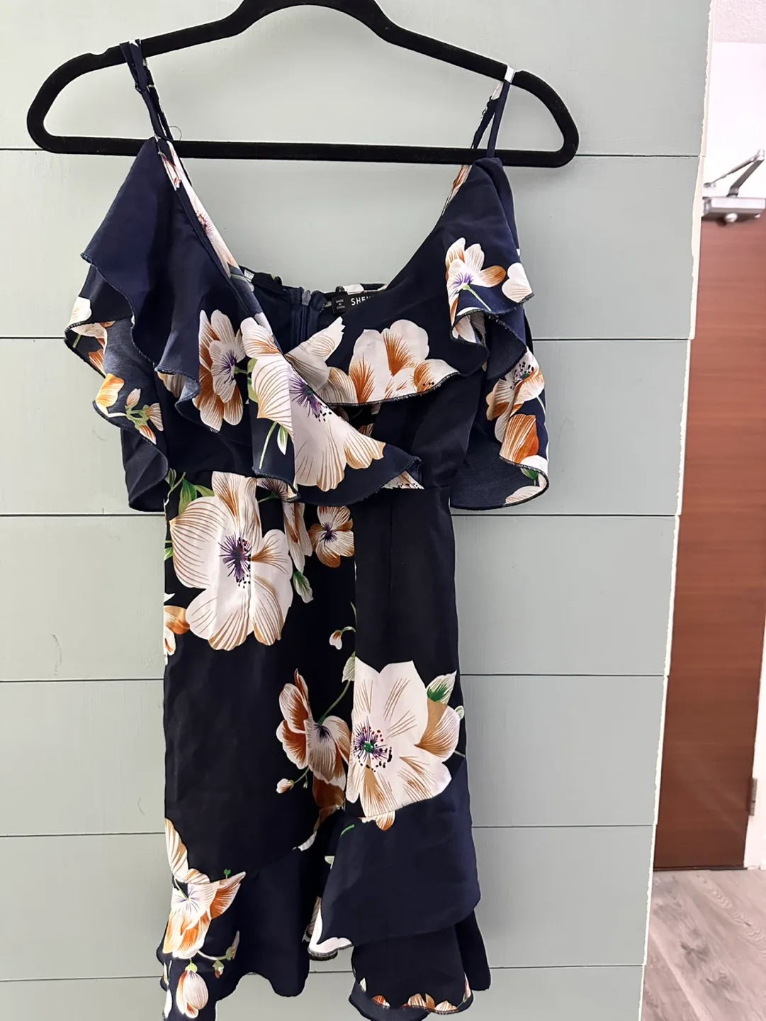 Floral Cold Shoulder Dress thumbnail