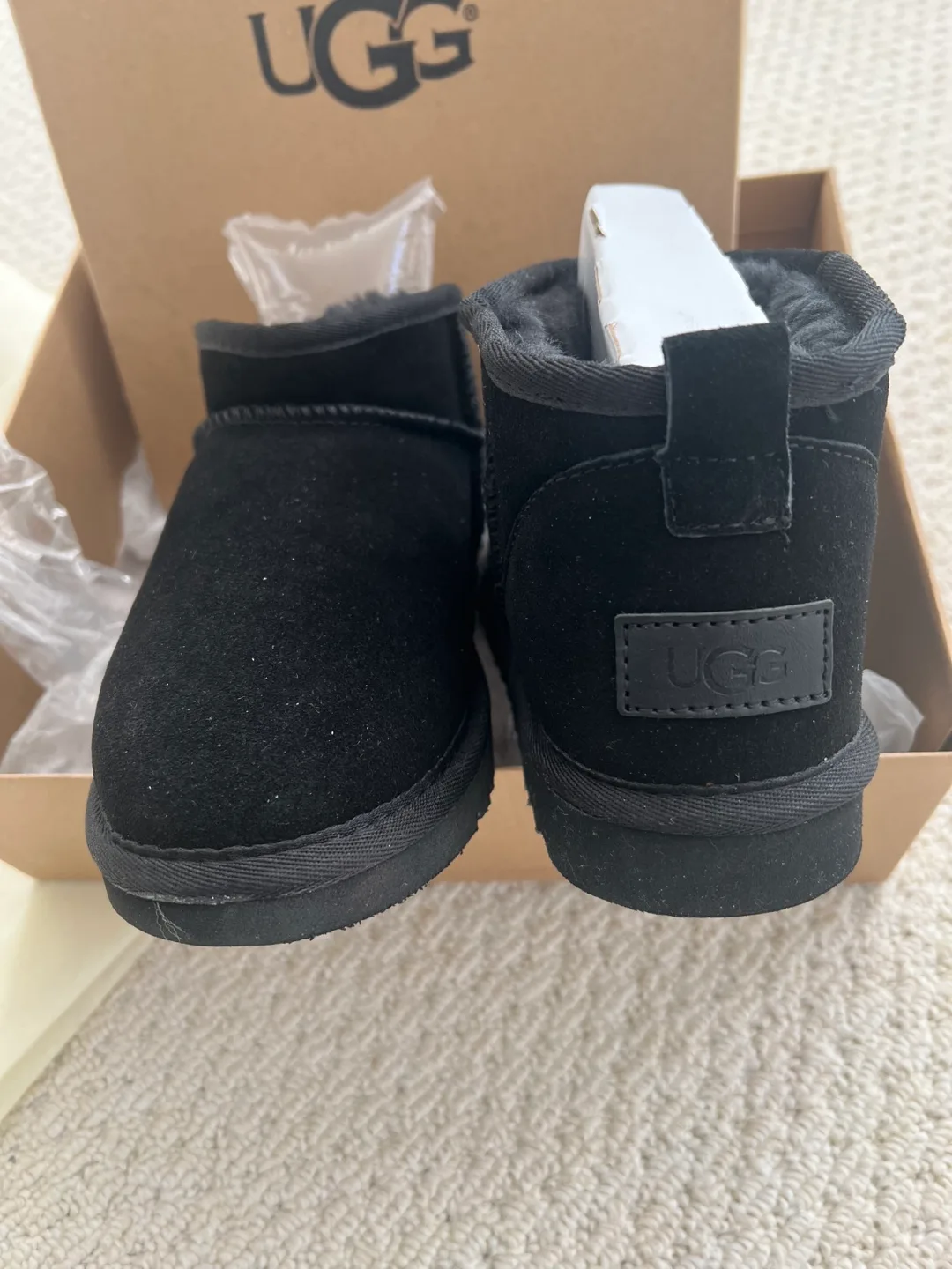 UGG Black Mini Ugg Boots image indicator(3)