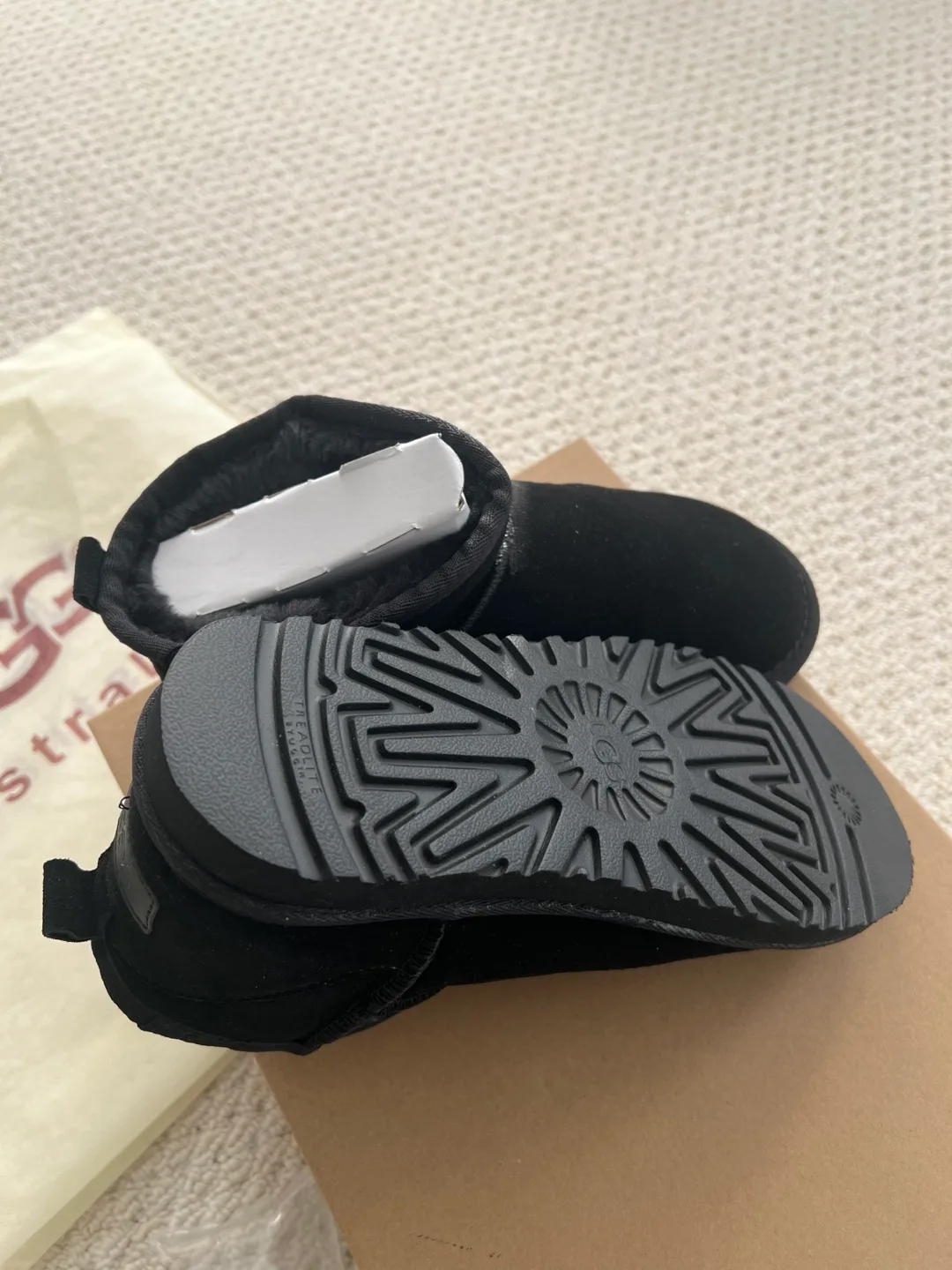 UGG Black Mini Ugg Boots image indicator(6)