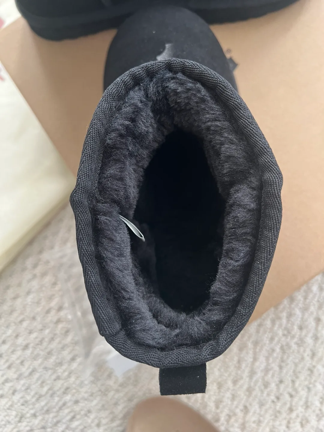 UGG Black Mini Ugg Boots image indicator(7)