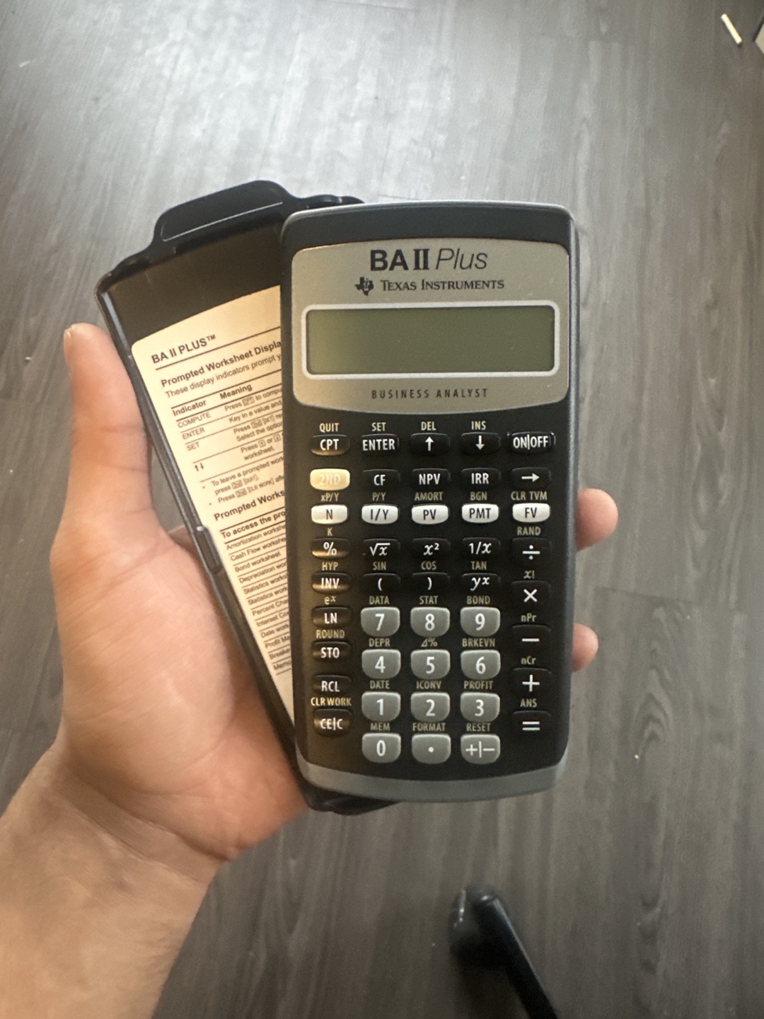 Texas Instruments BA II Plus Financial Calculator