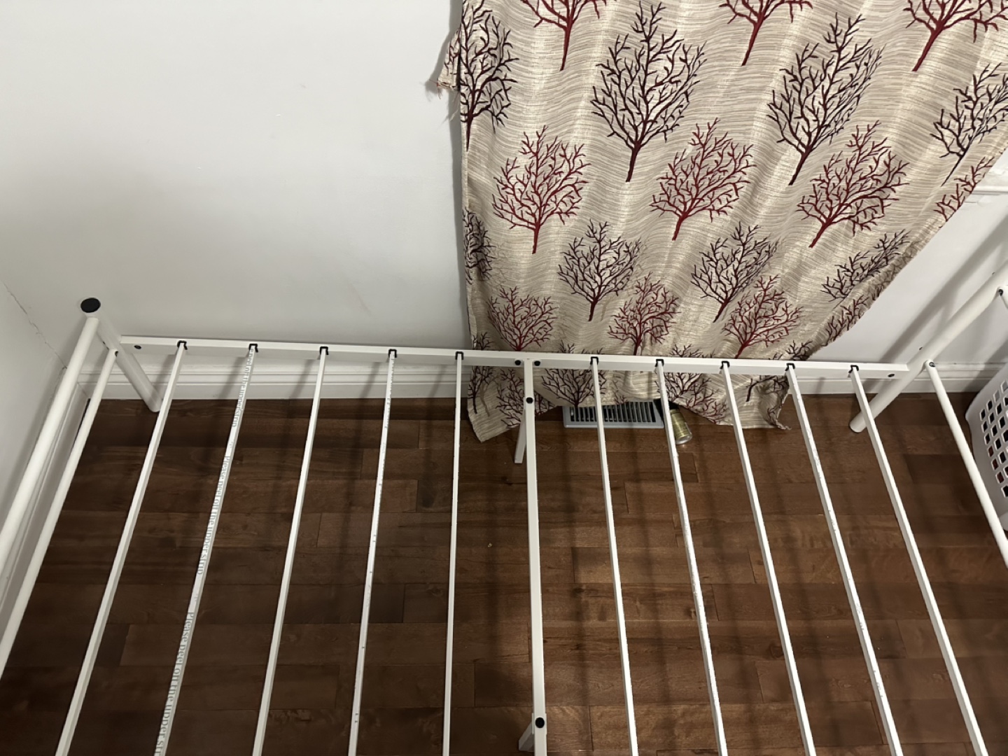 White Metal Bed Frame Twin