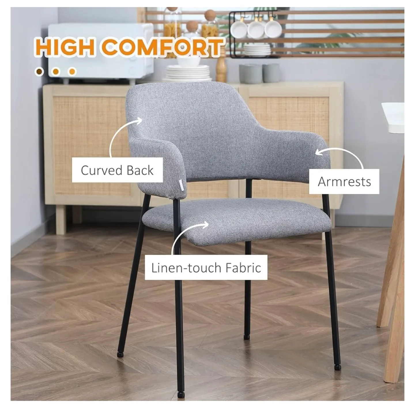 Set of 4 Dining Chairs with free table image indicator(5)