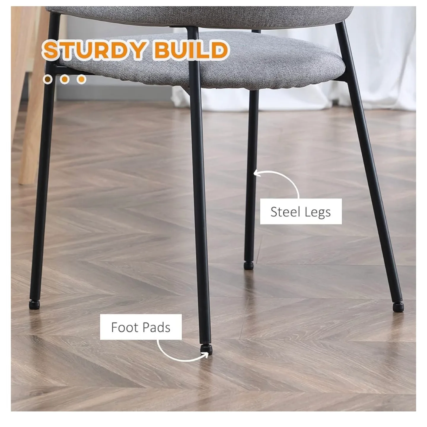 Set of 4 Dining Chairs with free table image indicator(6)