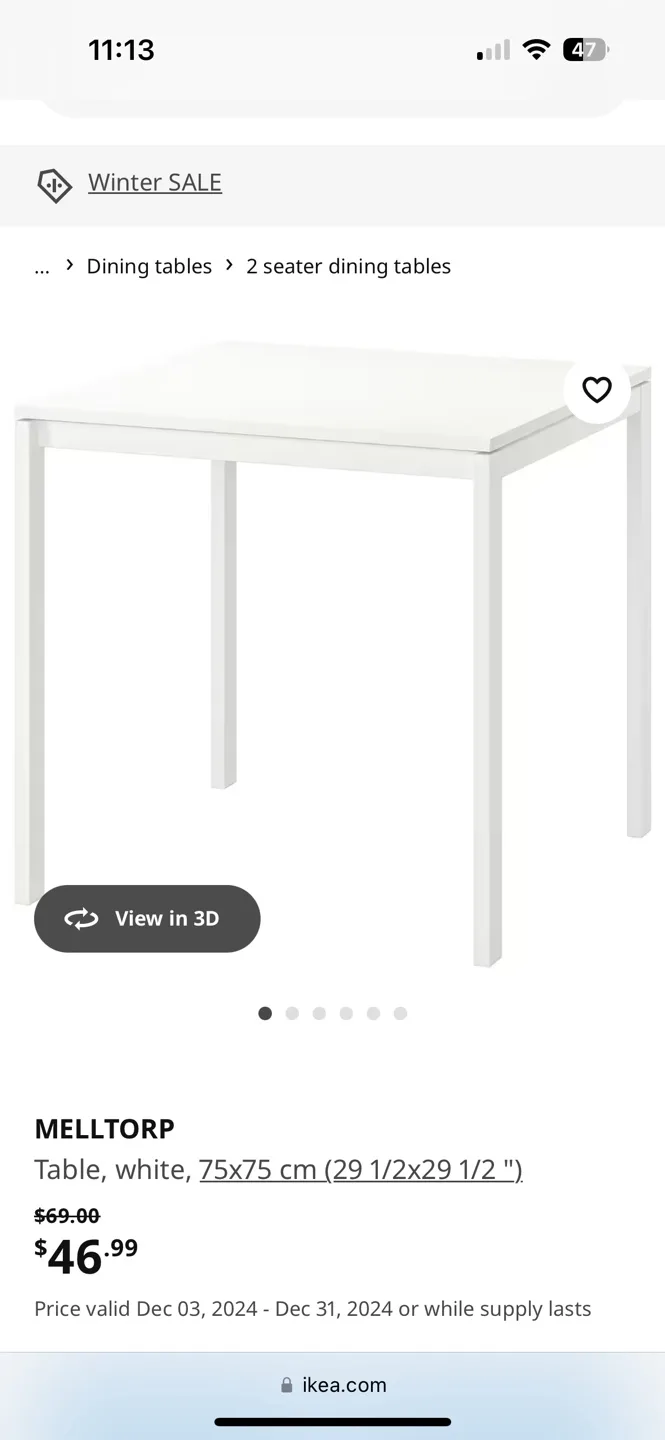 Set of 4 Dining Chairs with free table image indicator(7)