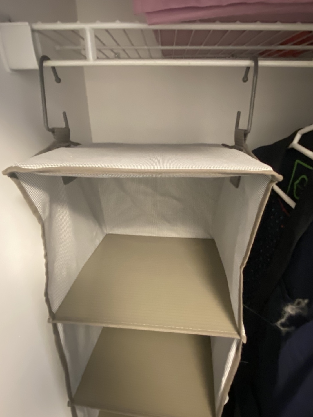 Sturdy Hanging Closet Organizer with side pockets - photo 3