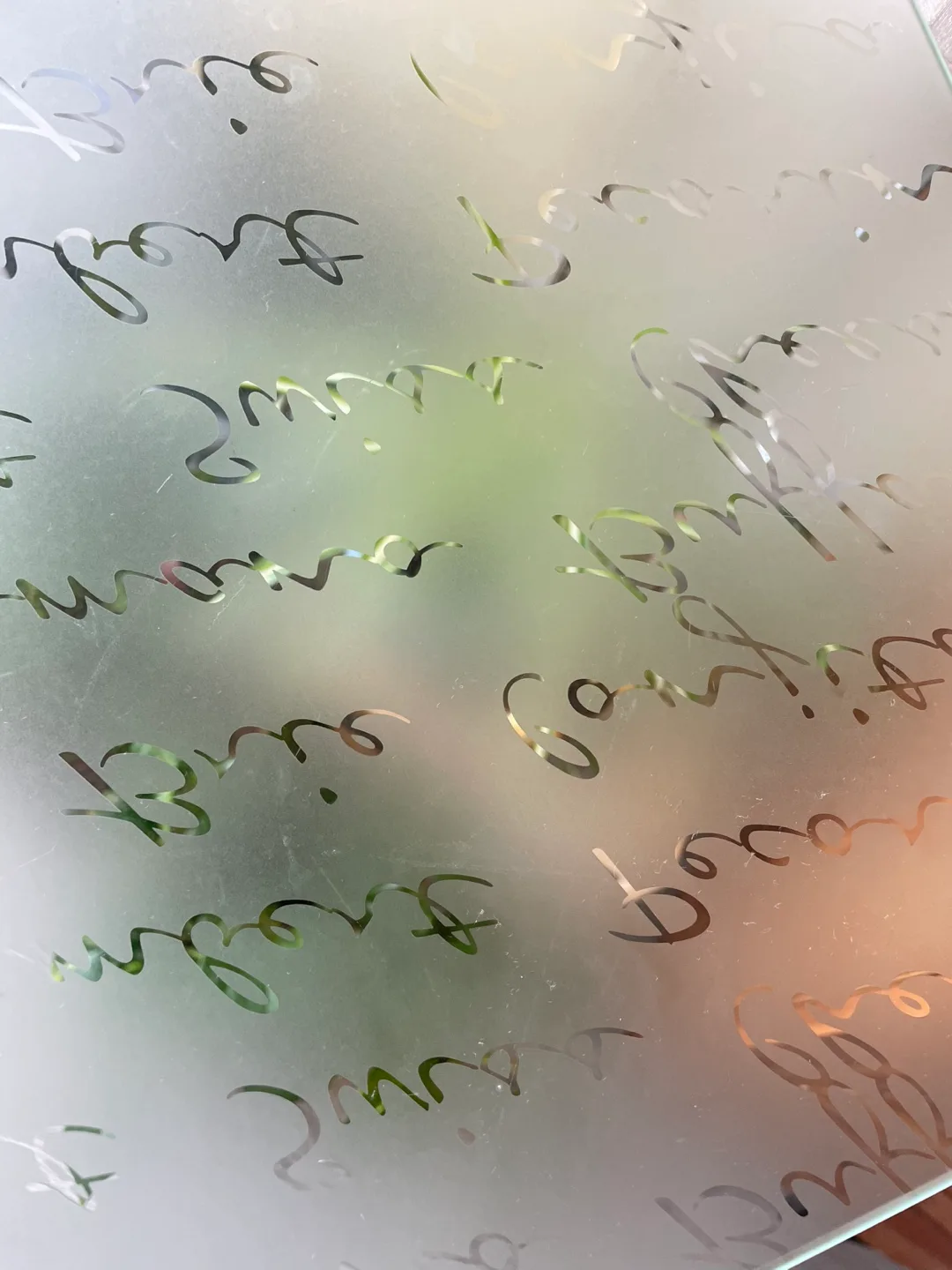 Square Glass Cheese board transparent with 4 foot image indicator(4)