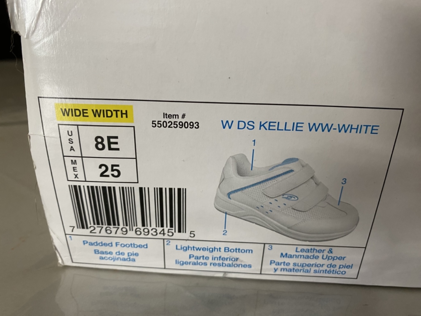 Dr. Scholl's Therapeutic Women's Kelli White Sneakers - Size 8E - photo 2