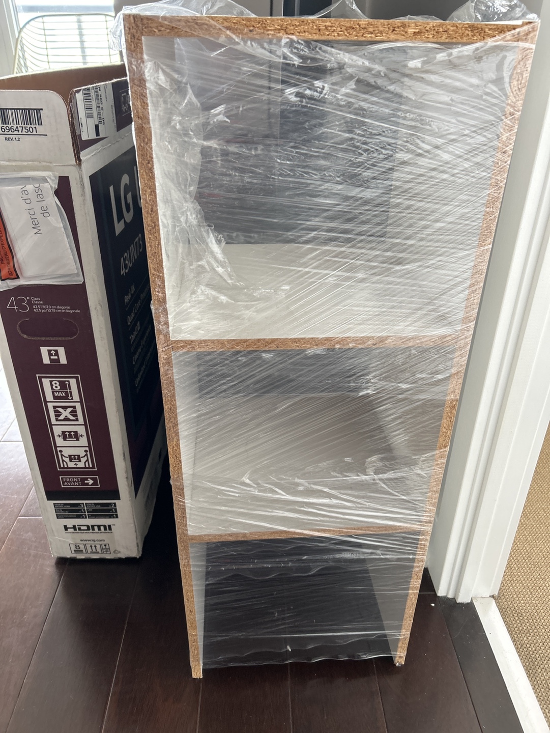White 3-Shelf Storage Unit