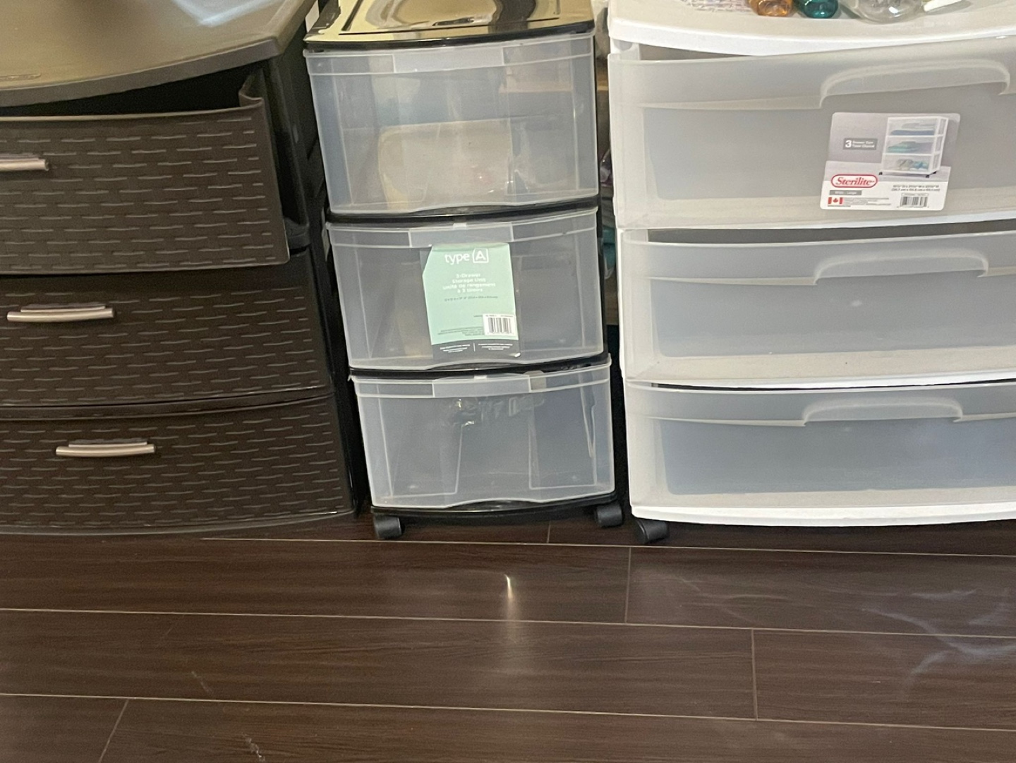 Sterilite 3-Drawer Storage Cart
