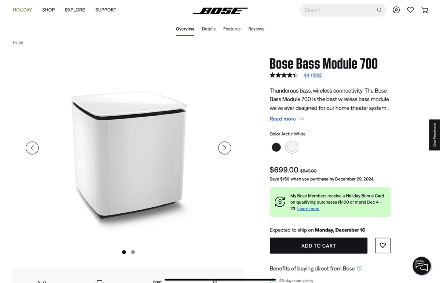 Bose Soundbar 700 with Alexa  & Bose Bass Module 700 - photo 4