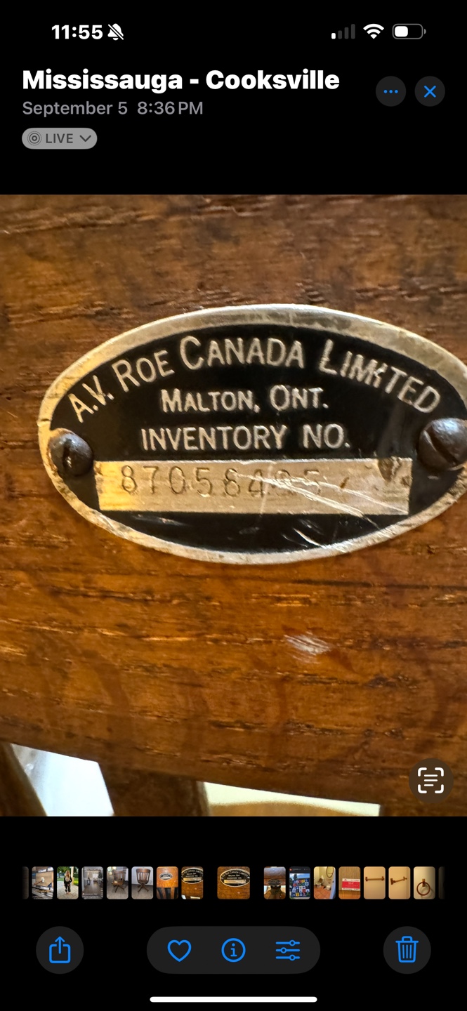 Vintage A.V. Roe Canada Limited Office Chair - photo 5