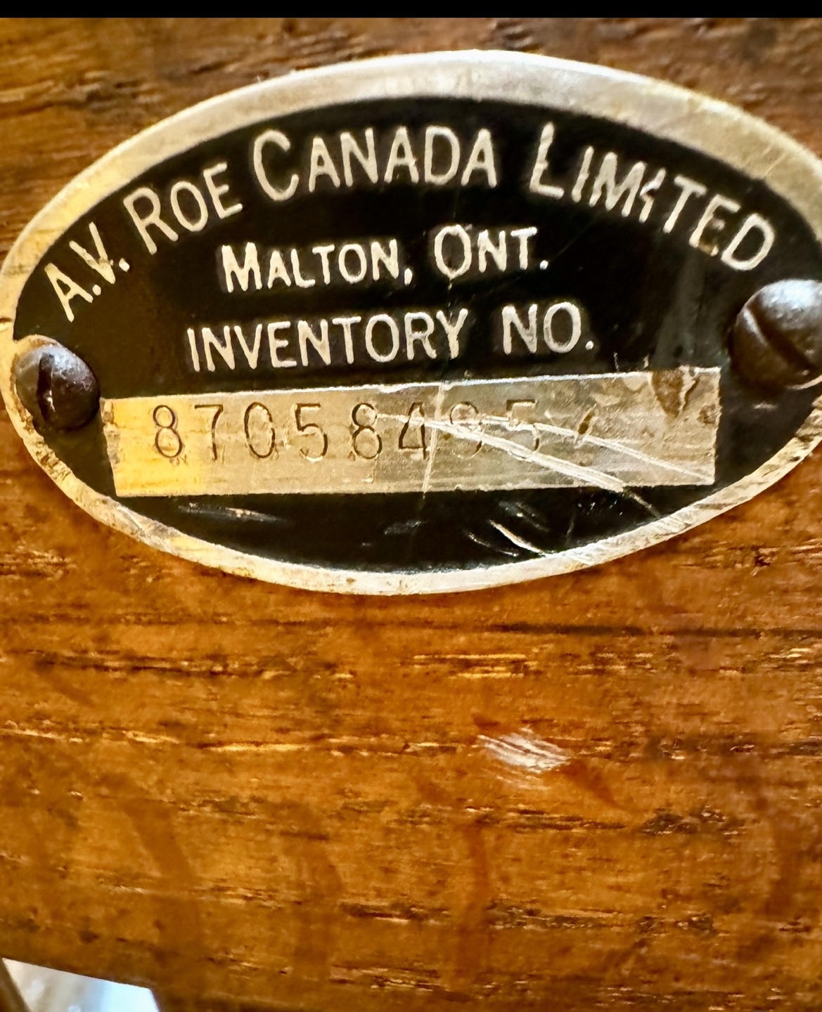 Vintage A.V. Roe Canada Limited Office Chair - photo 4