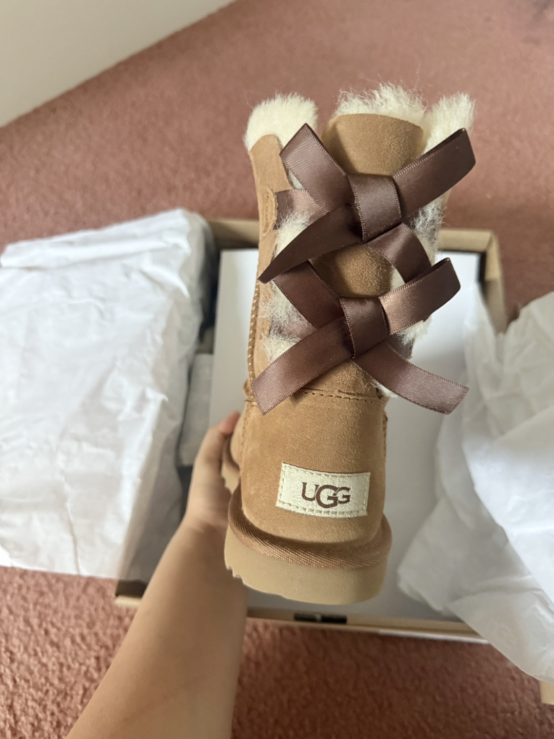 UGG Kids Classic Mini Boots with Bow - photo 3