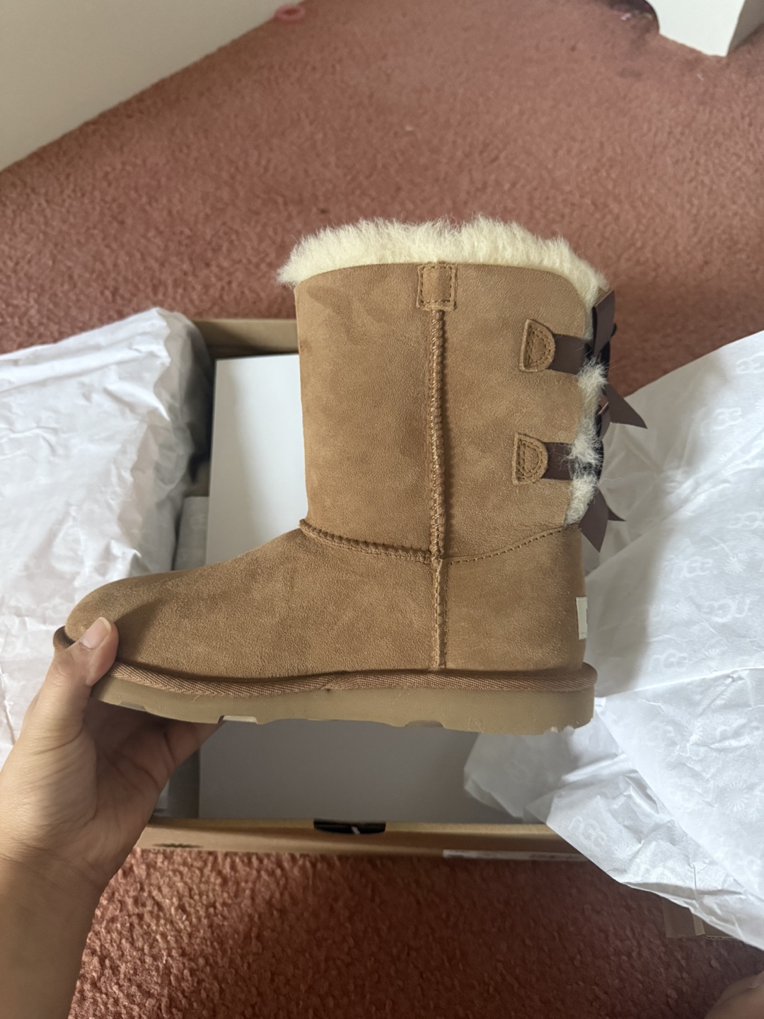 UGG Kids Classic Mini Boots with Bow - photo 2