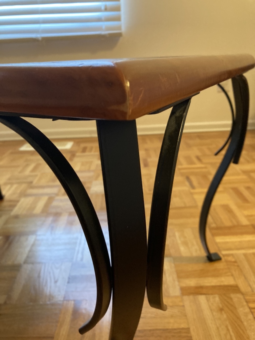 Slate/Wood Coffee Table - photo 2
