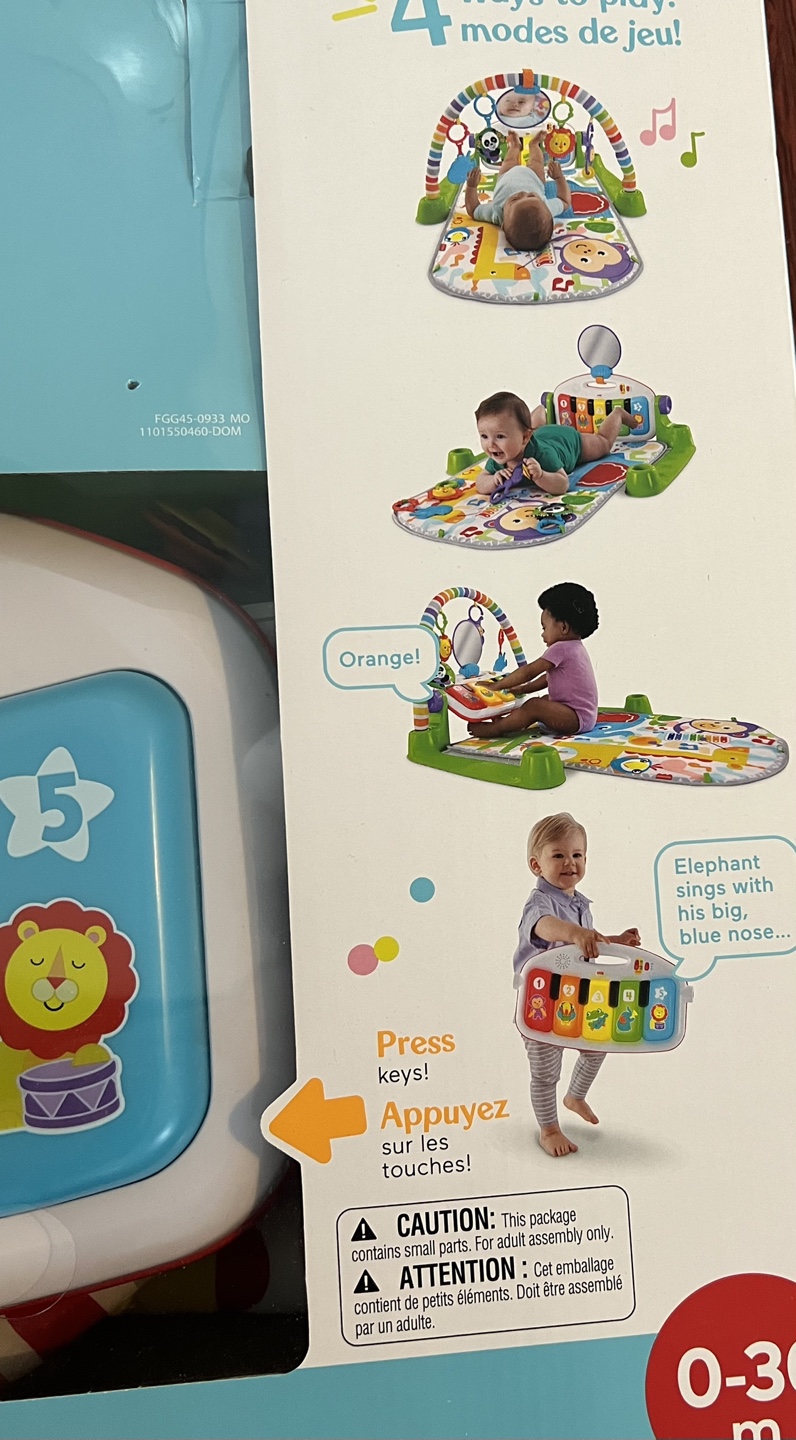 Fisher-Price Deluxe Kick & Play Piano Gym