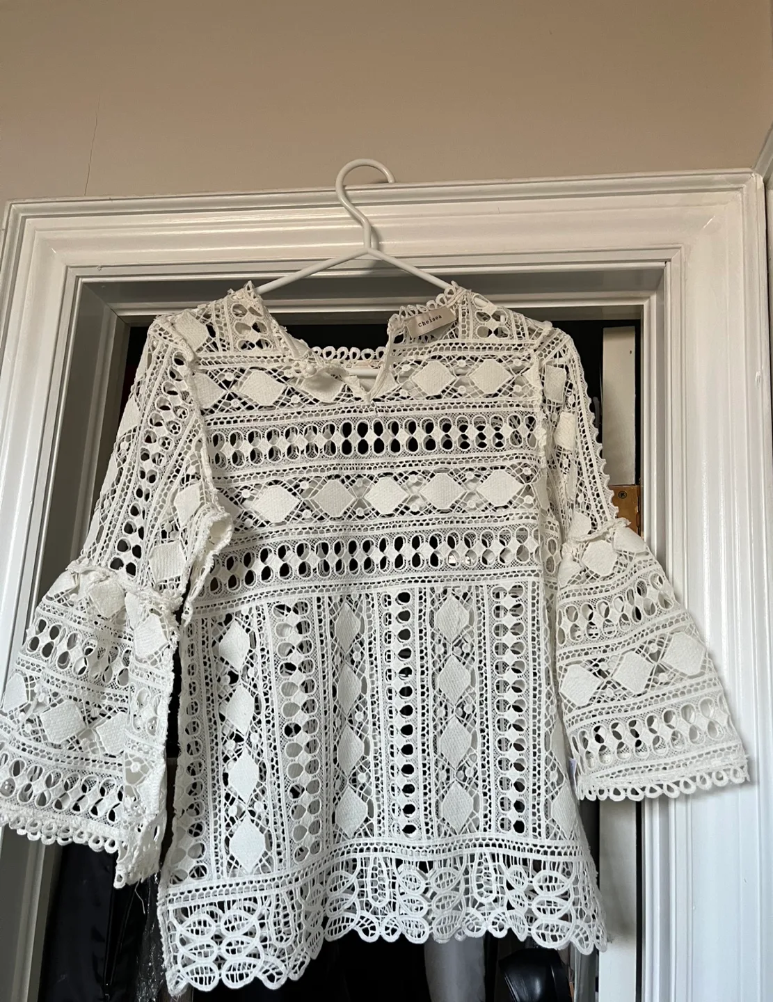White Crochet Top thumbnail