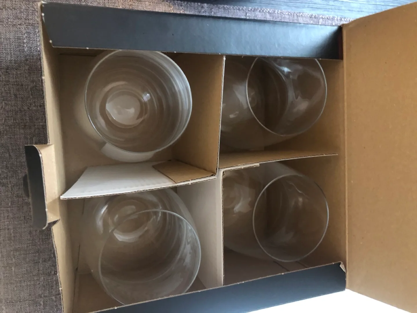 Set of 4 Stemless White Wine Glasses image indicator(3)