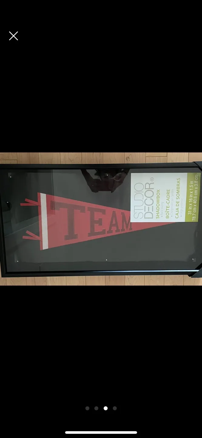 Black Shadow Box 16" x 31" image indicator(3)