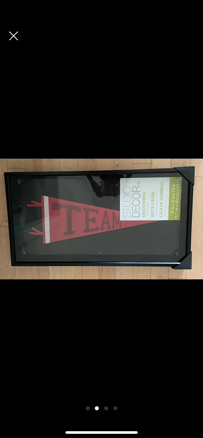 Black Shadow Box 16" x 31" image indicator(2)