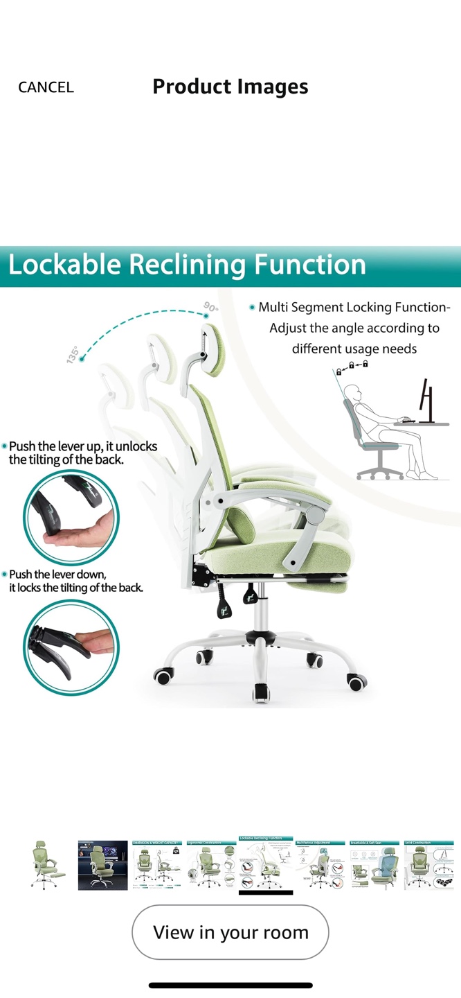 Office Chair with Footrest - photo 5