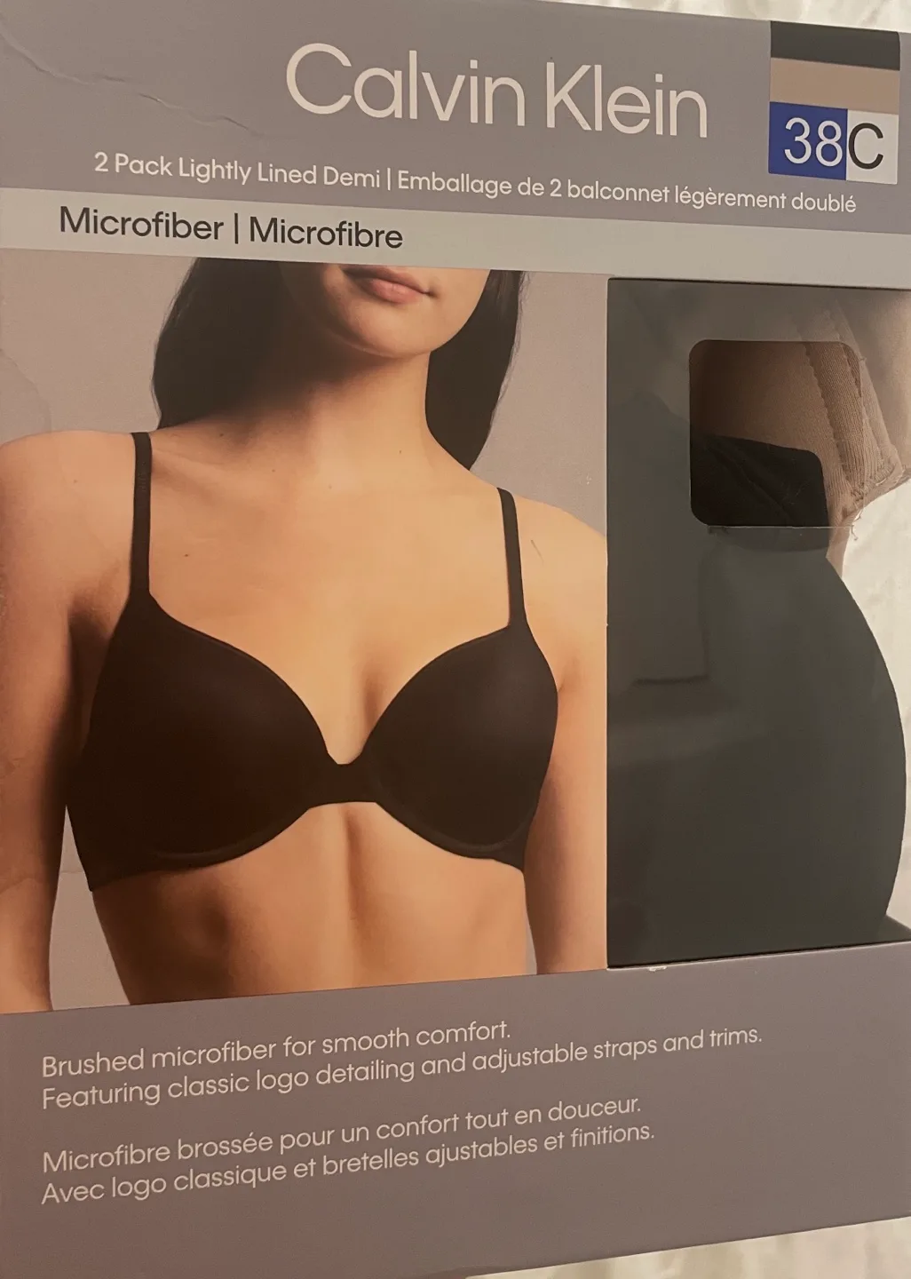 Calvin Klein Lightly Lined Demi Bra - 38C thumbnail