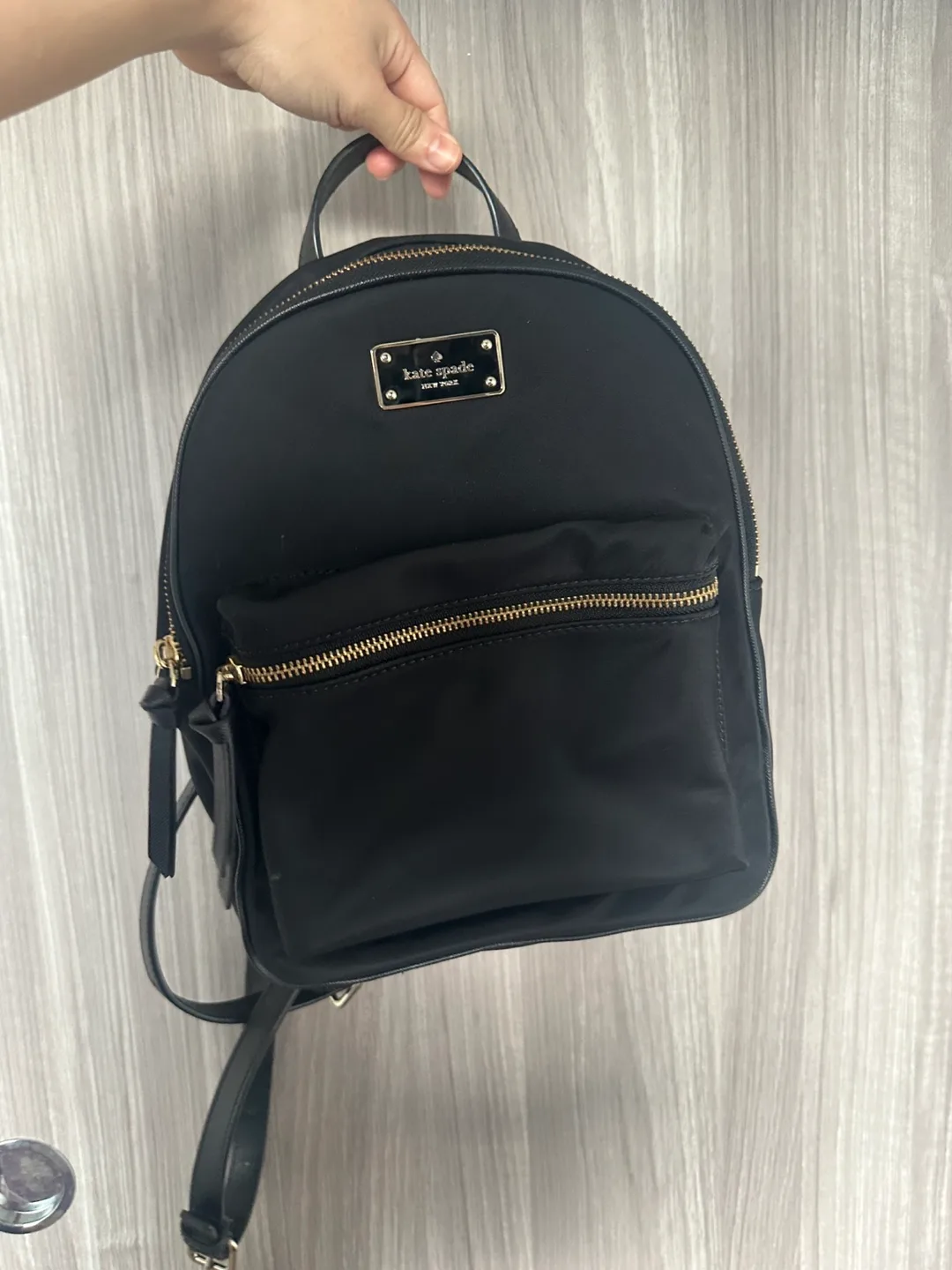 Kate Spade Small Black Backpack thumbnail