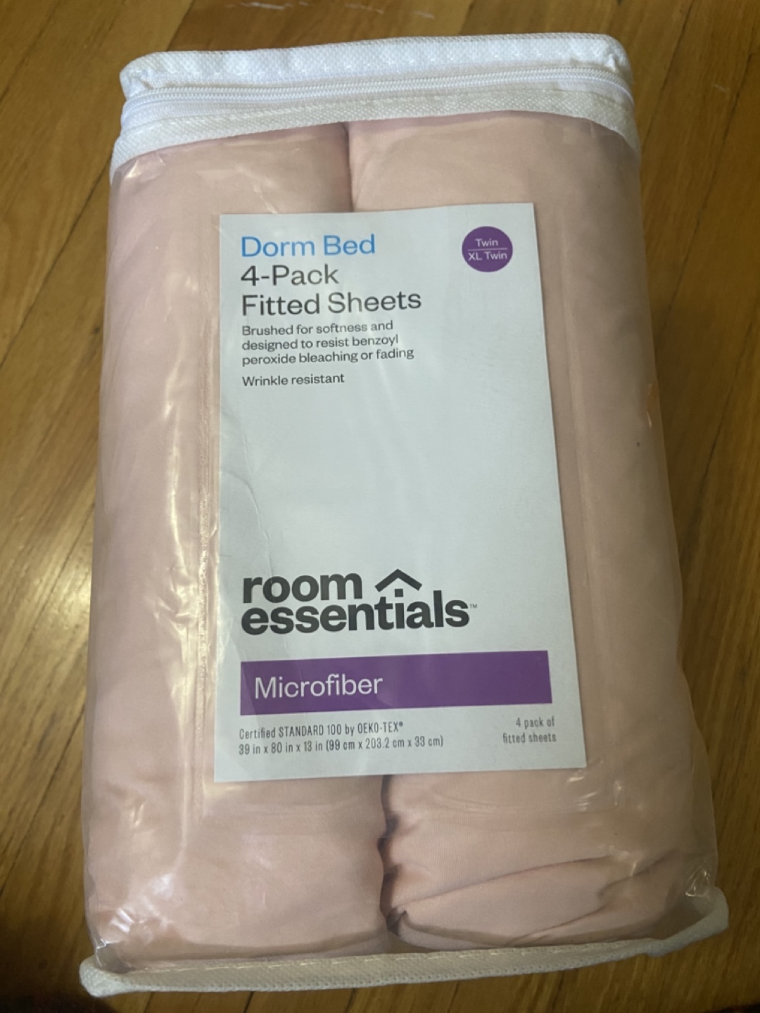4 Pack Twin XL Fitted Sheets new