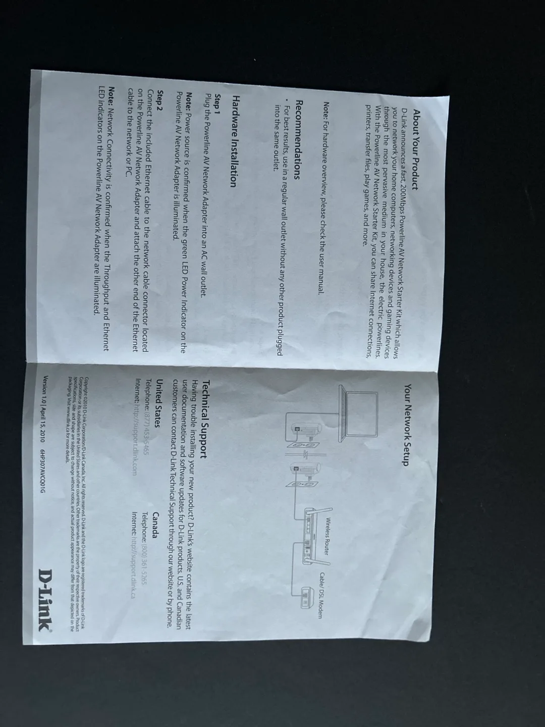 D-Link Powerline AV network starter kit (DHP-307AV) image indicator(4)