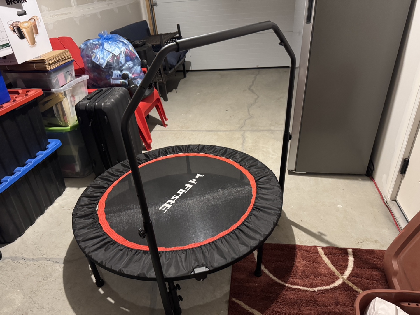 Small Trampoline with Handrail - photo 2