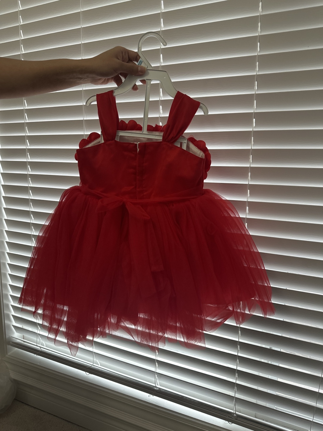 Red Flower Girl Dress - photo 2