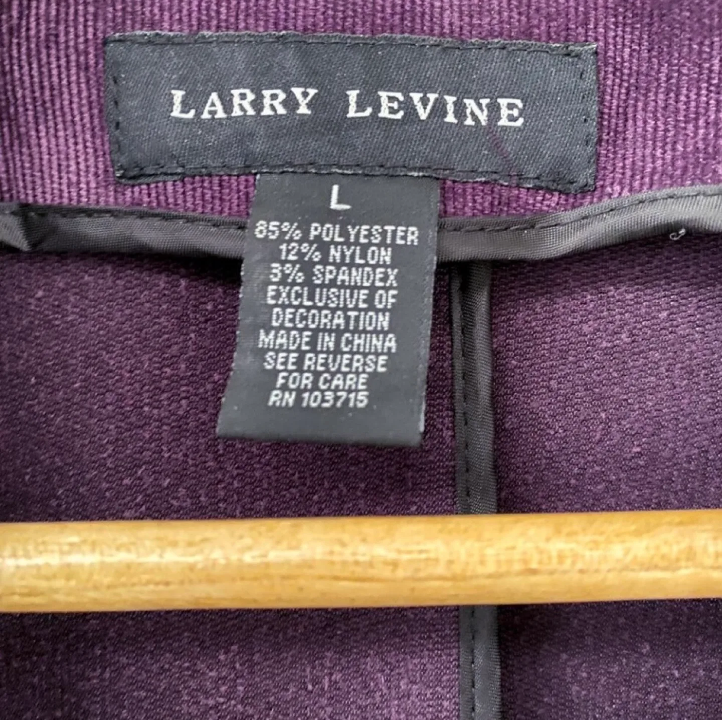 Larry Levine Purple Blazer image indicator(3)