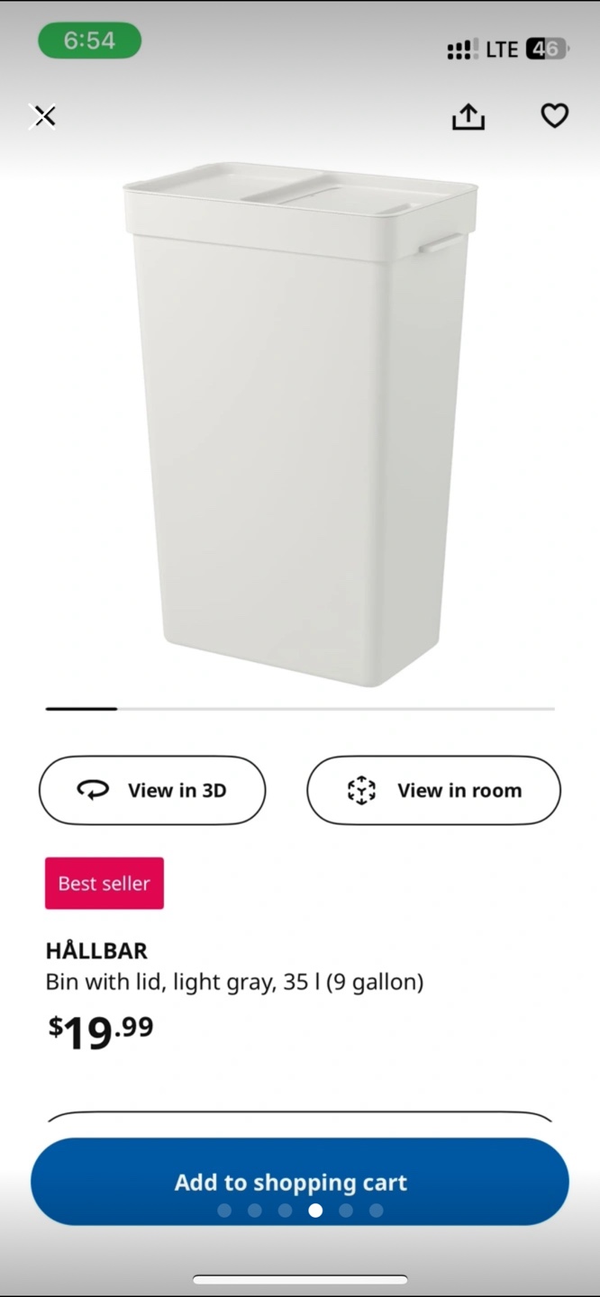 IKEA bins 35 litre (set of two) - photo 4