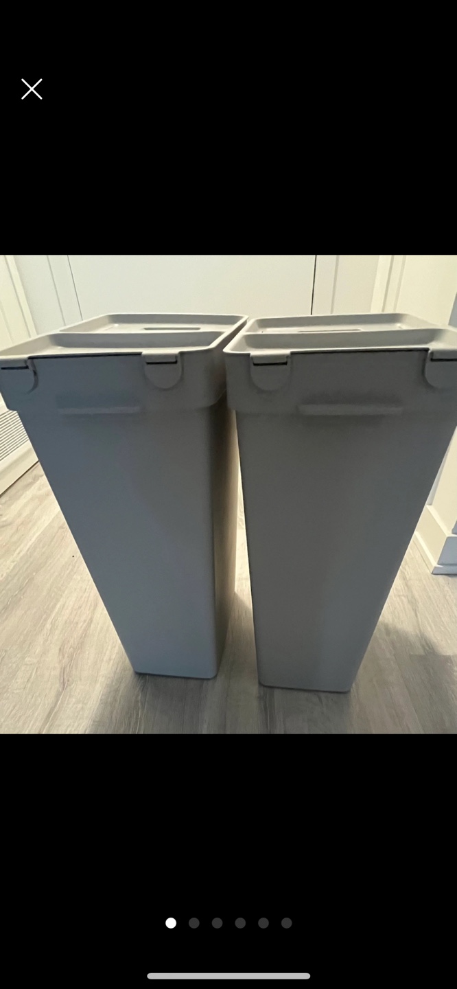 IKEA bins 35 litre (set of two)
