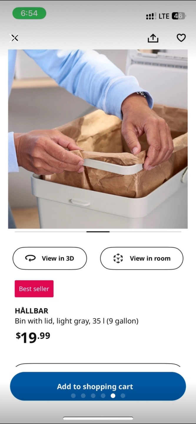 IKEA bins 35 litre (set of two) - photo 5