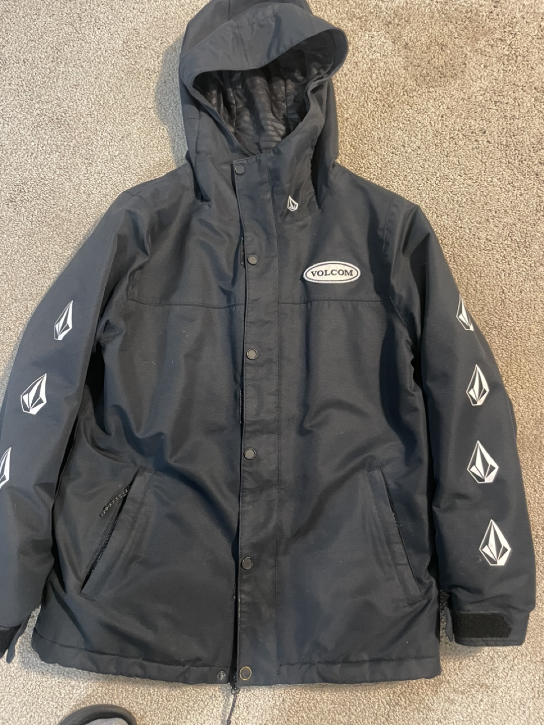 Volcom Snowboard Jacket and Bibs Set - Size Youth Large - photo 5