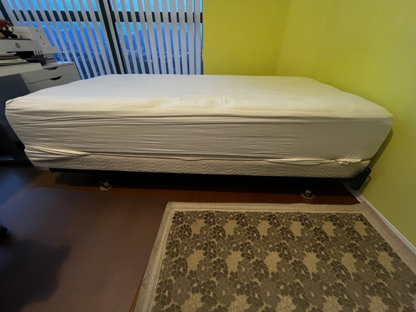 Twin Bed Frame + Boxspring & Beautyrest Classic Mattress - photo 2