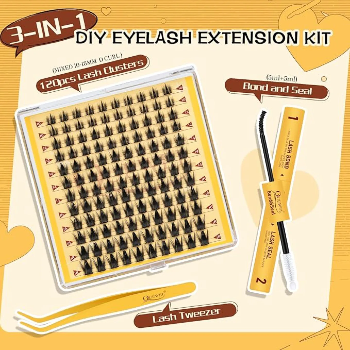 DIY Manga Lash Cluster Kit with Glue image indicator(2)