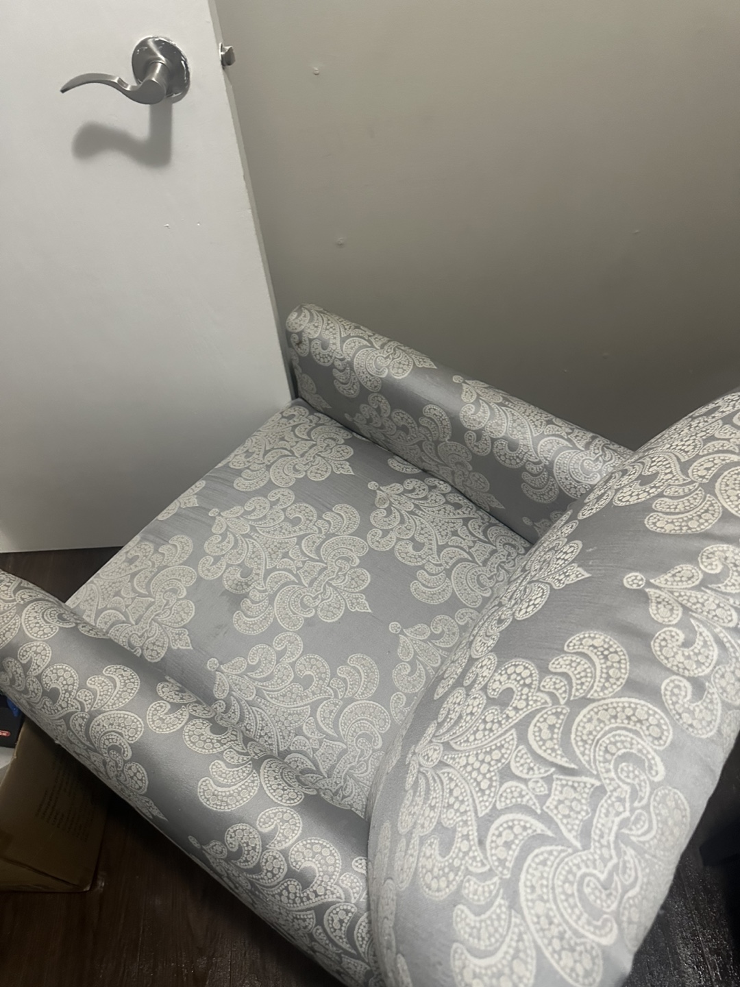 Pair of Grey Accent Chairs