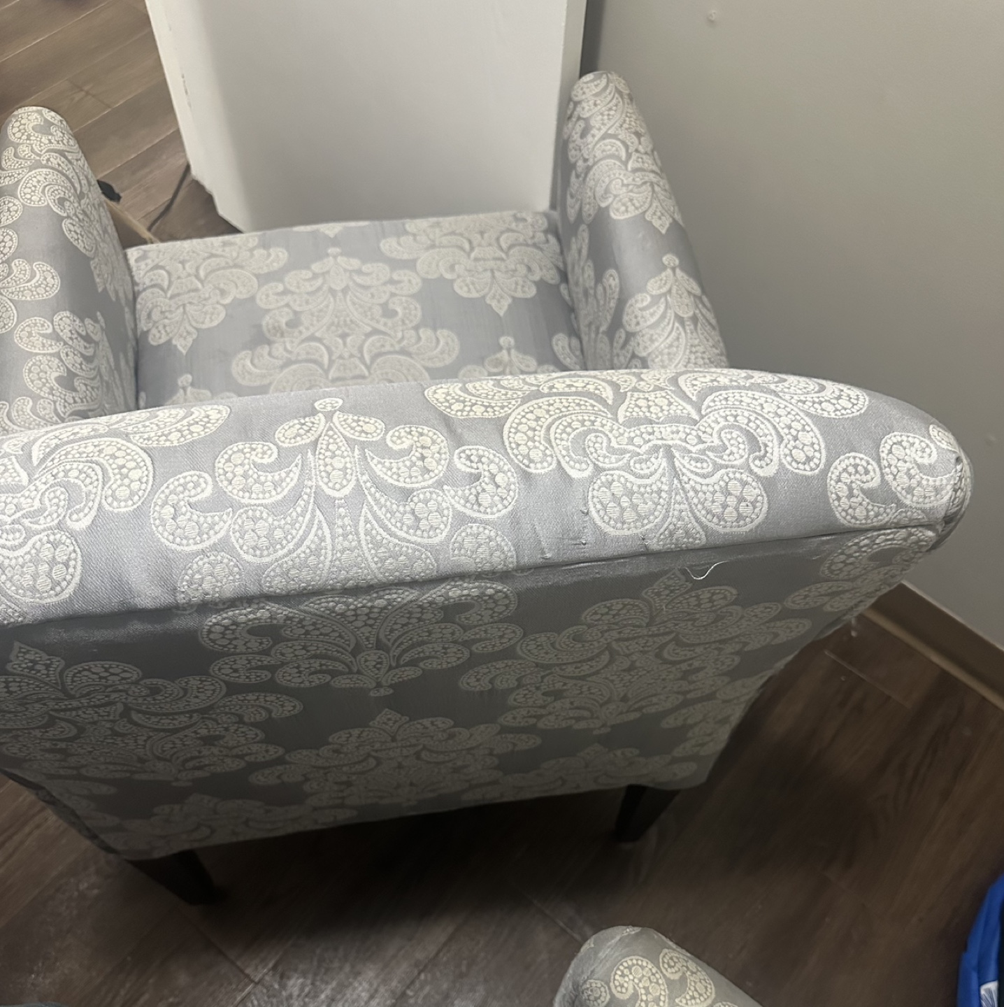 Pair of Grey Accent Chairs - photo 2
