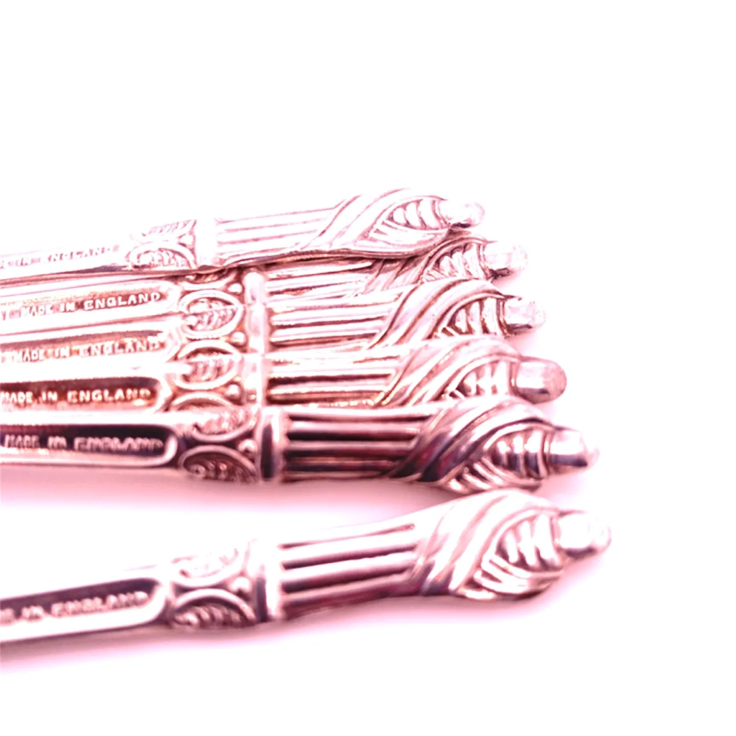 Silver serving Teaspoons Set of 6 image indicator(3)