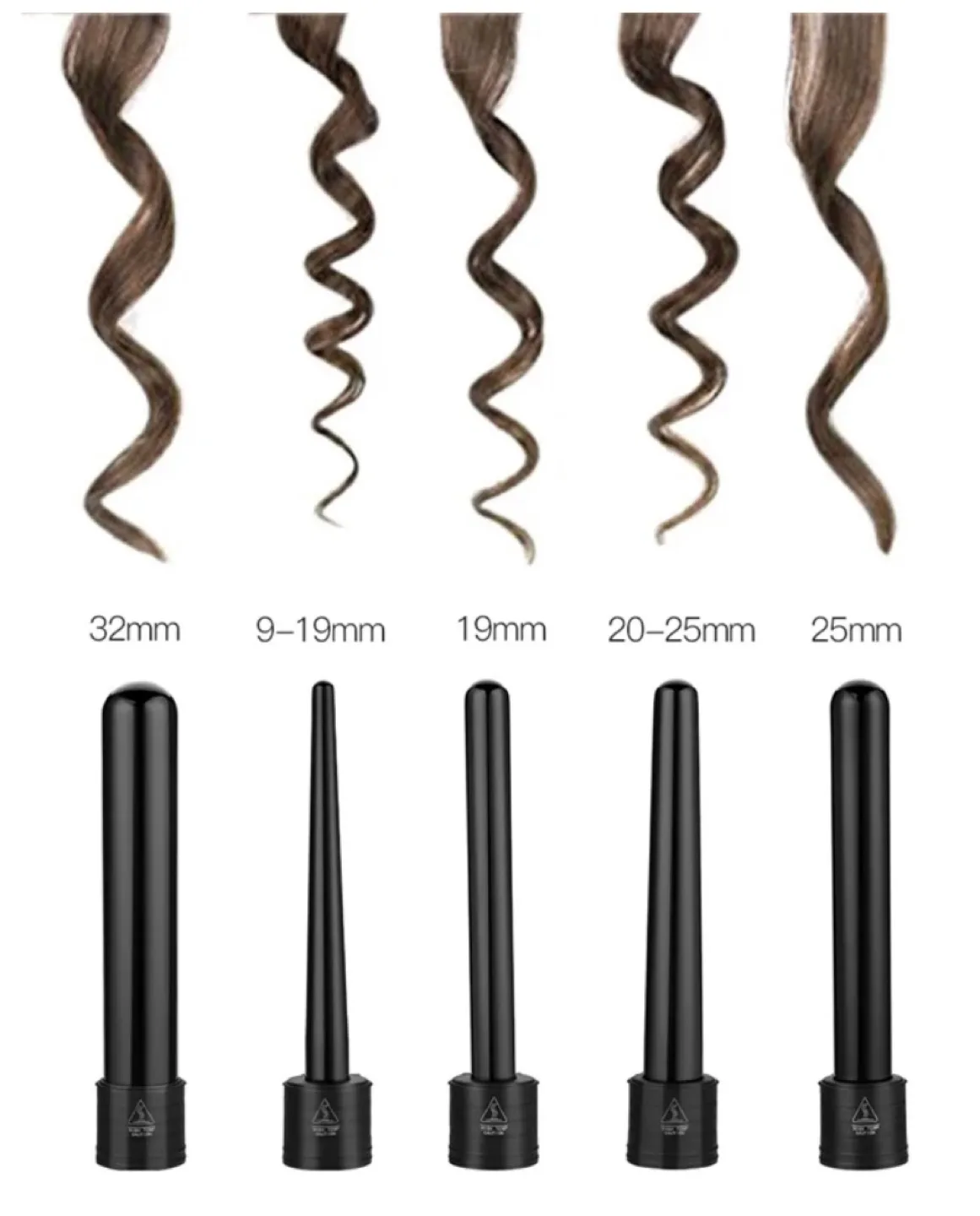 CkeyiN 5 in 1 Hair Curling Set image indicator(4)