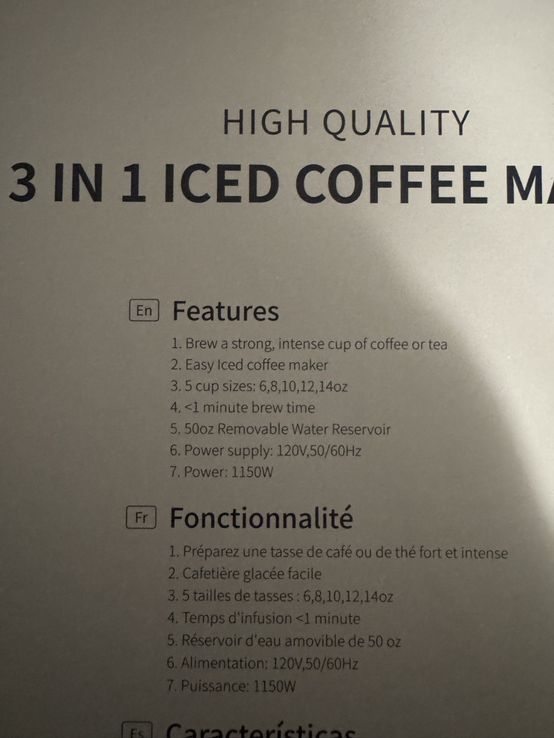 Hot & Iced Coffee Maker - photo 2