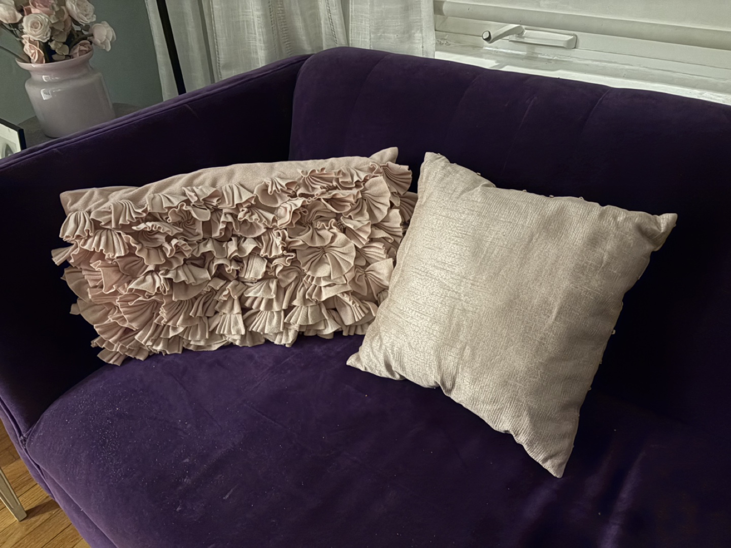 Two Free Decorative Pink Pillows