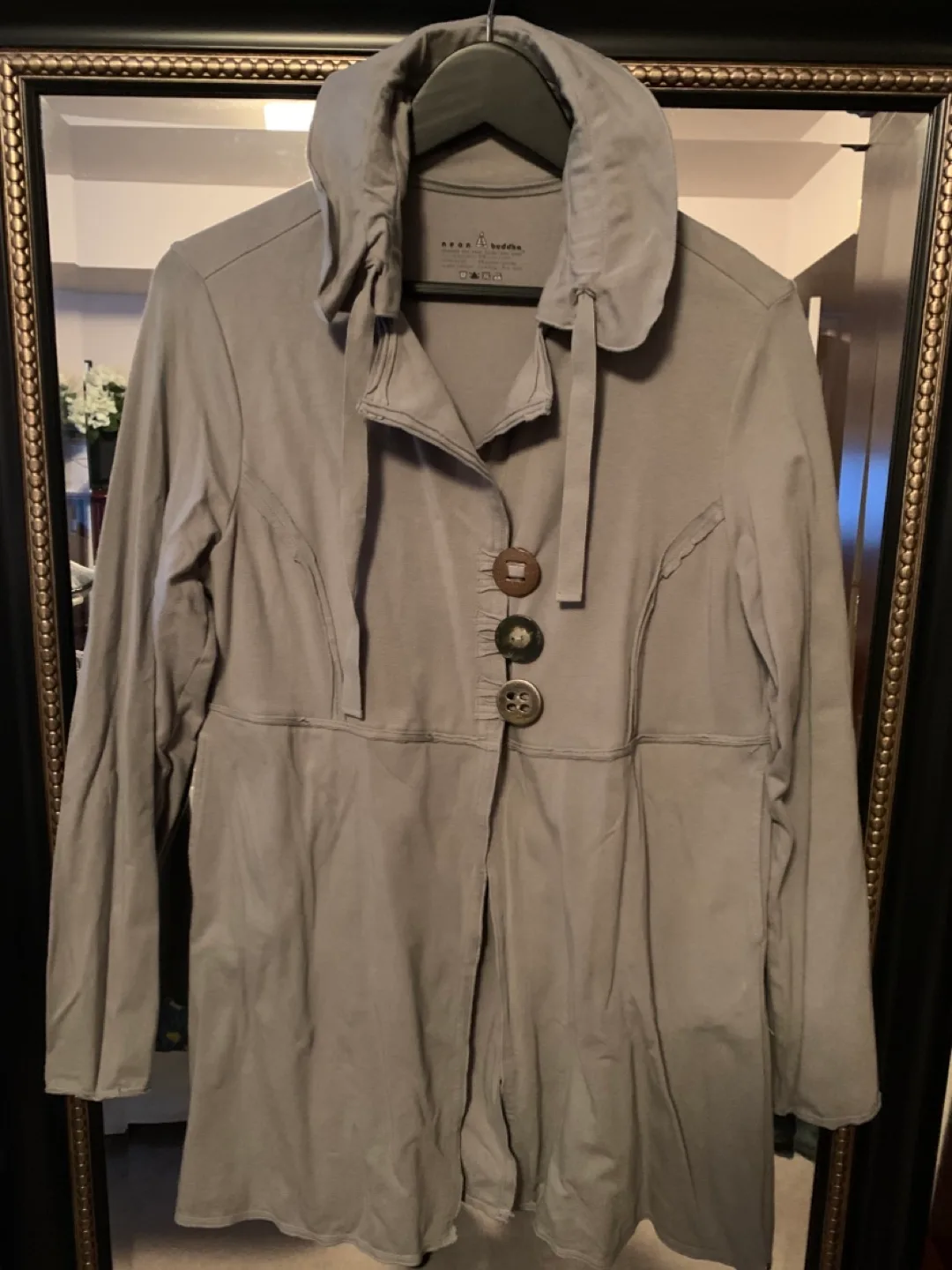 Neon Buddha Grey Button Up Jacket image indicator(3)