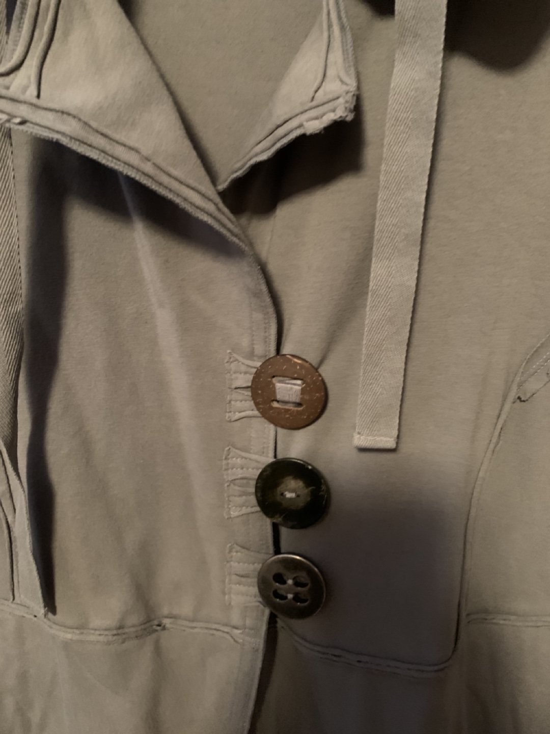 Neon Buddha Grey Button Up Jacket - photo 2