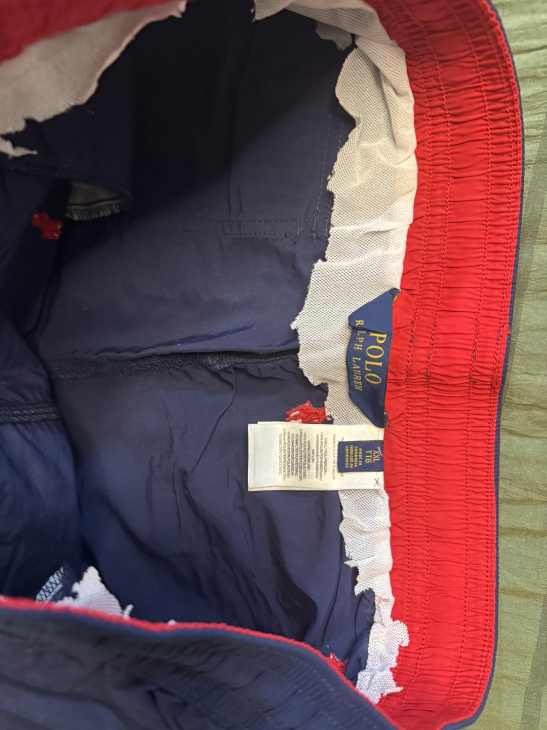 Polo Ralph Lauren Navy Blue Swim Trunks - photo 5